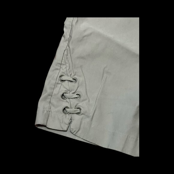 Lily Morgan Cream Rayon, Nylon Spandex Blend Capri Size 1X - Picture 3 of 5